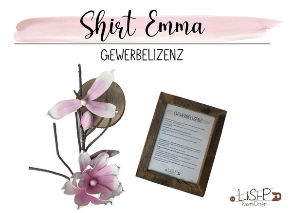 Gewerbelizenz Oversize-Shirt "Emma" [Digital]