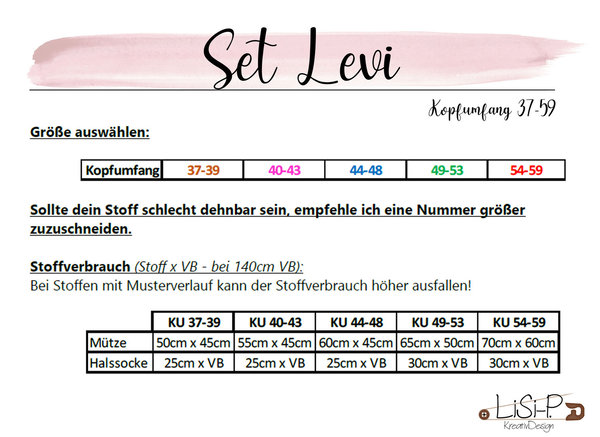 E-Book Mütze & Halssocke "Levi" KU 37-59 [Digital]