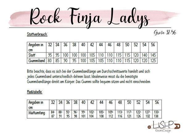 E-Book Rock "Finja Ladys" 32-56 [Digital]